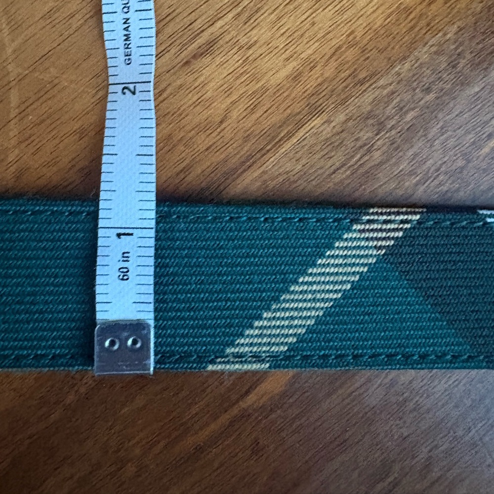 Burberry Green/Ivy Check Belt - Picture 15 of 17